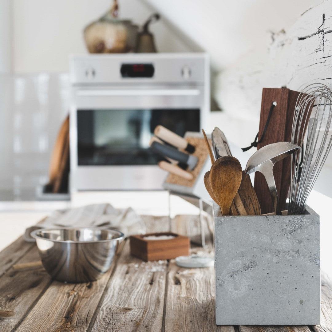 Concrete Utensil Cube